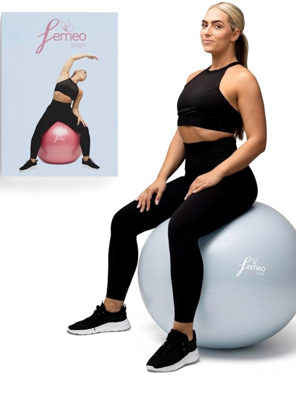 Femeo Yoga Exercise Ball - Sky Ice Blue